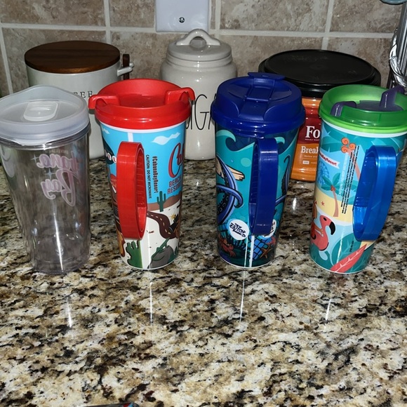 Universal Studios Cabana Bay Loews Sapphire Falls Resort Refillable Mug Set - Picture 7 of 10